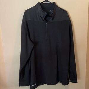 Nike Men's Black Lightweight Quarter Zip Size XXL Golf